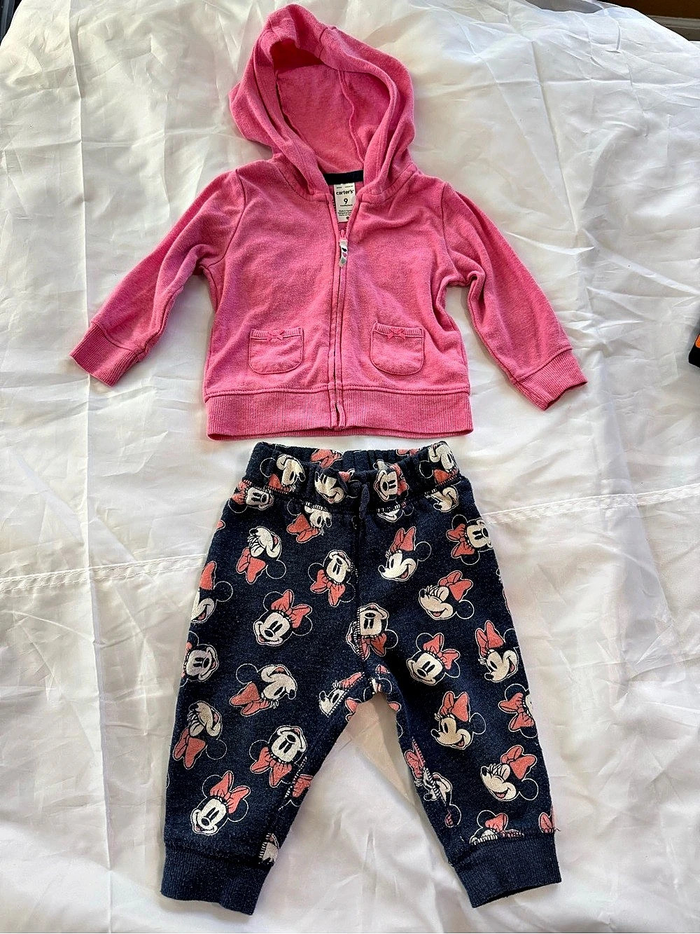 Disney Mickey Mouse Hoodie Pants Set Baby 12M